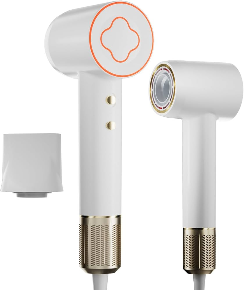 Hair Dryer, 110,000 RPM Brushless Motor High-Speed Low Noise Thermo-Control with 200 Million Nega... | Amazon (US)