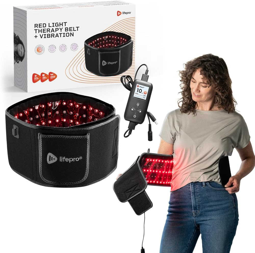Lifepro Red Light Therapy Belt - Near Infrared Light Therapy & Red Light Therapy for Body, Relaxi... | Amazon (US)