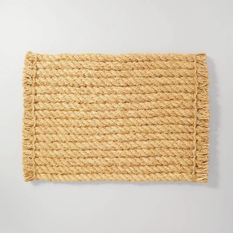 Chunky Twisted Rope Coir Doormat - Hearth & Hand™ with Magnolia | Target