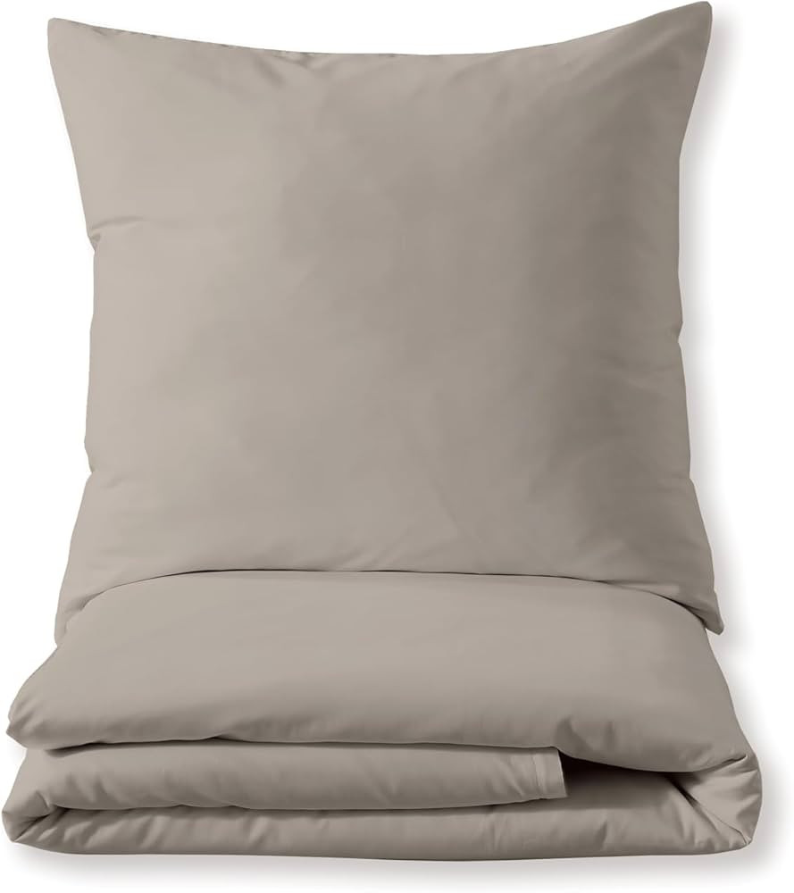 Luxuriöses Bettset aus Mako-Satin 100% Baumwolle 135x200 155x220 200x200 200x220, Größe:135 x ... | Amazon (DE)