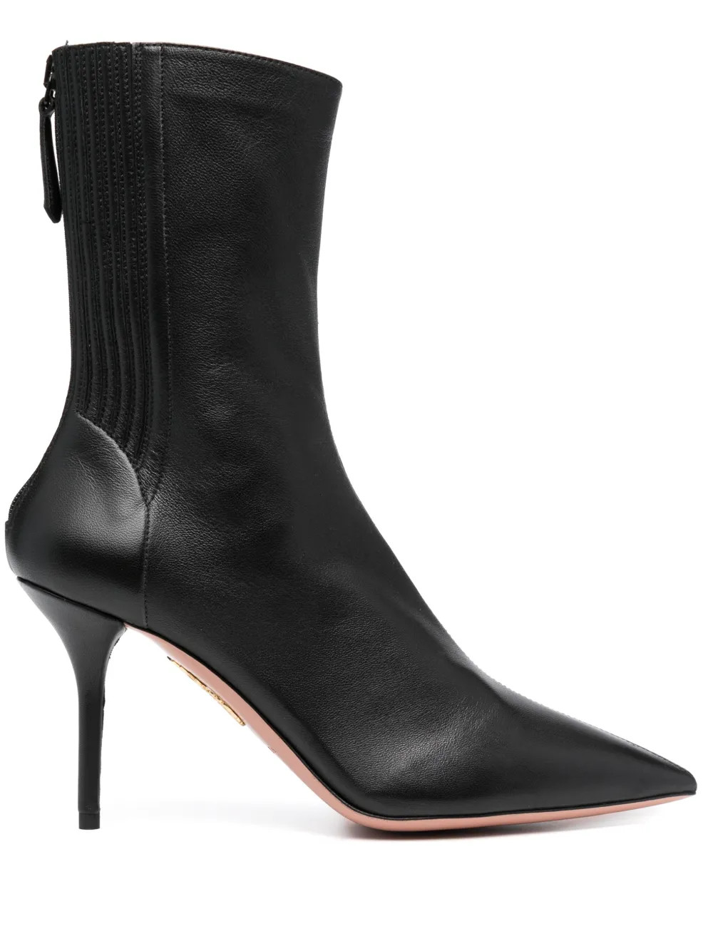 Aquazzura Saint Honore 85 Leather Boots - Farfetch | Farfetch Global