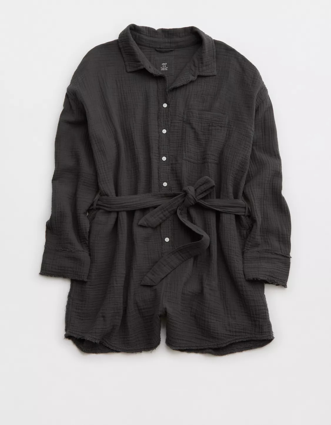 Aerie Pool-To-Party Belted Romper | Aerie