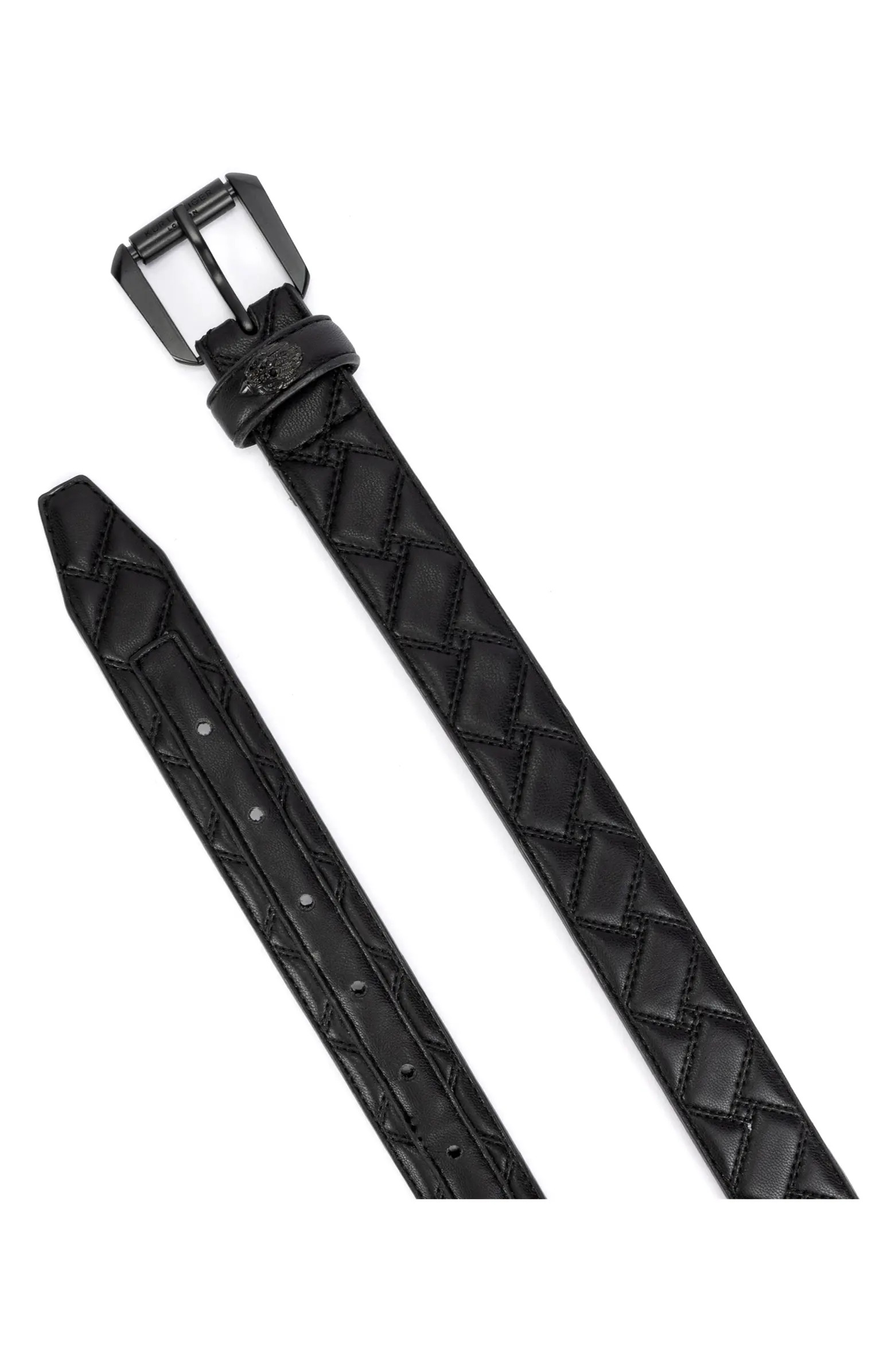 Kurt Geiger London Drench Quilted Leather Belt | Nordstrom | Nordstrom