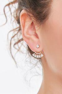 Faux Crystal Gem Ear Jacket | Forever 21 (US)