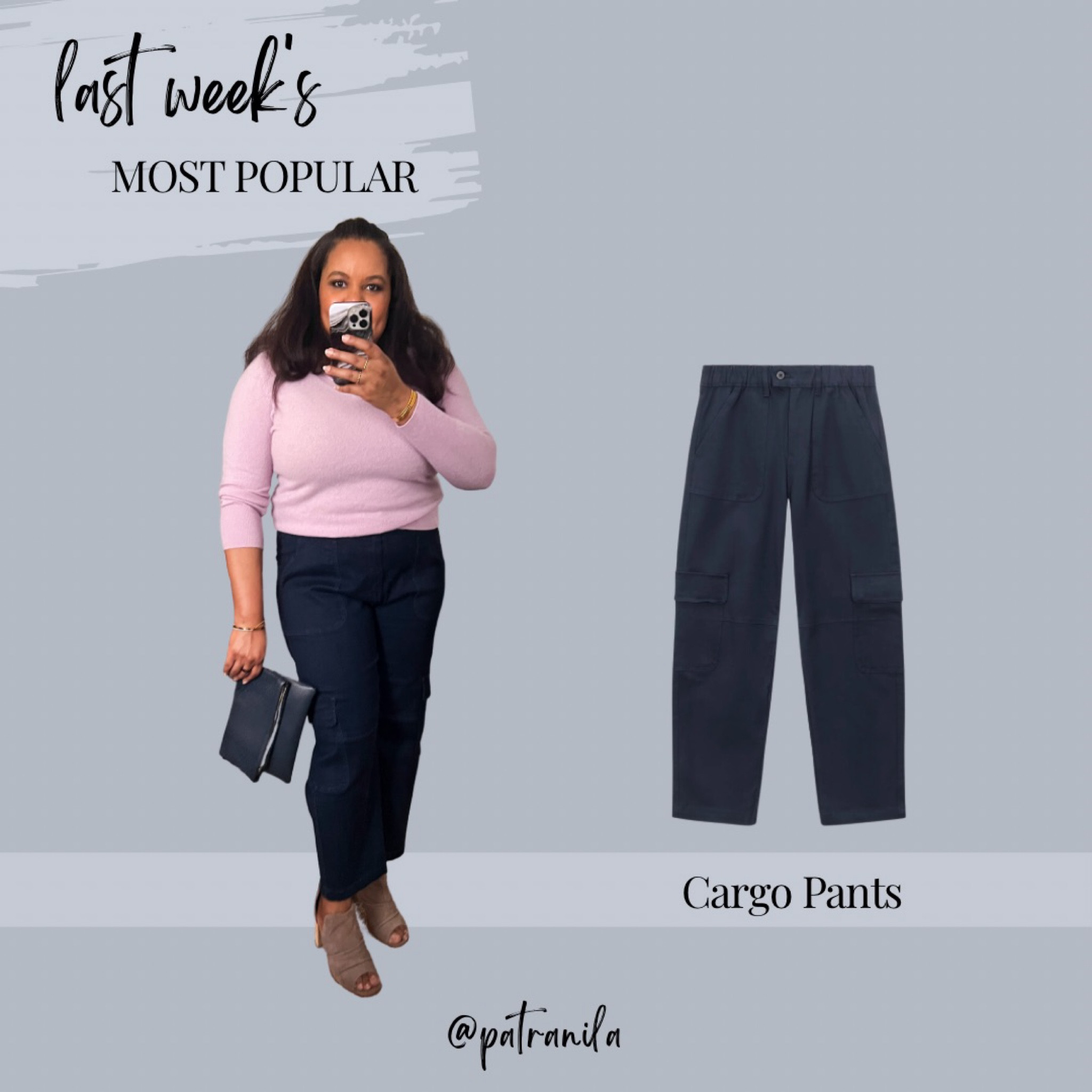 Stretch cargo pants, denim cargo pants, mid-size style, spring style, spring denim

#LTKSeasonal #LTKstyletip #LTKcurves