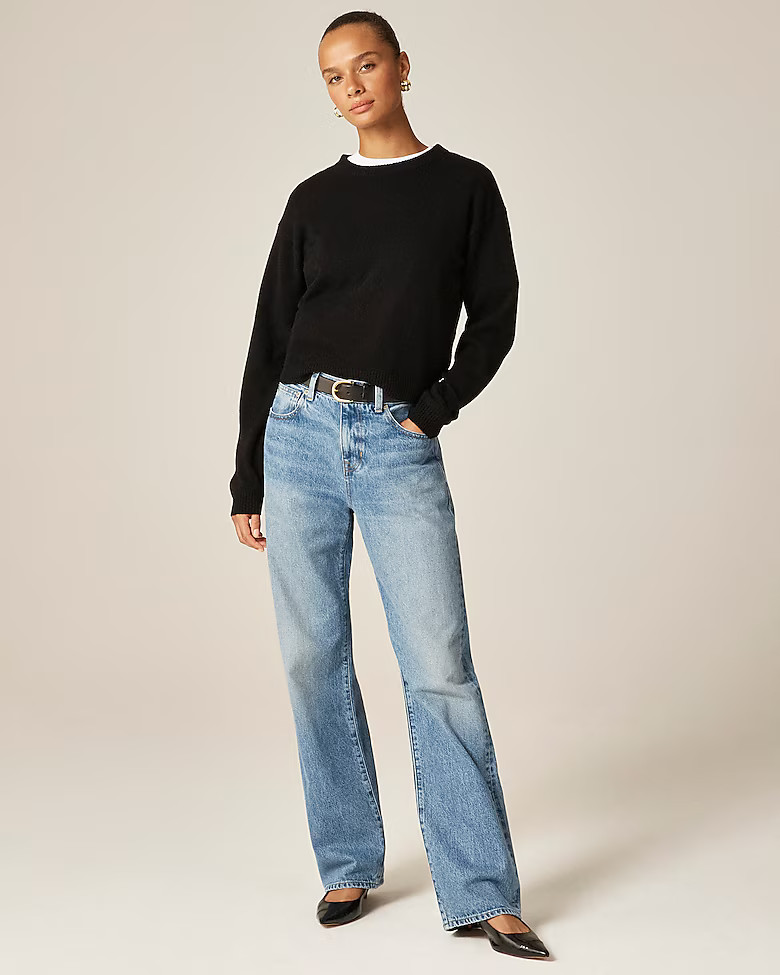 High-rise relaxed straight jean | J. Crew US