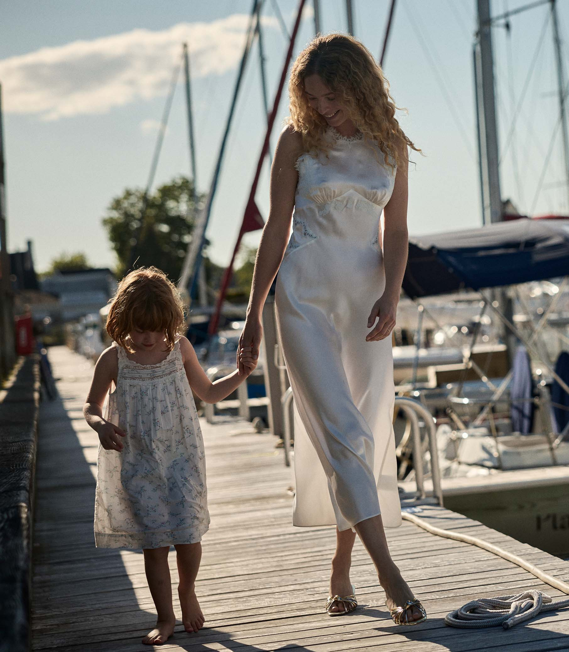 Odelina Dress - Salt | DÔEN | DOEN