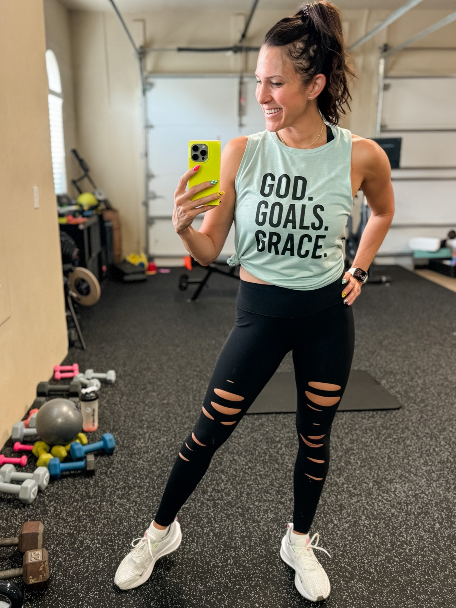 this tank is an ETSY find, and has tons of colors…these leggings are old, but I found a pair at Walmart for less than $10 that you could totally try if you’re going for this look! 

#LTKFitness #LTKActive #LTKFindsUnder50