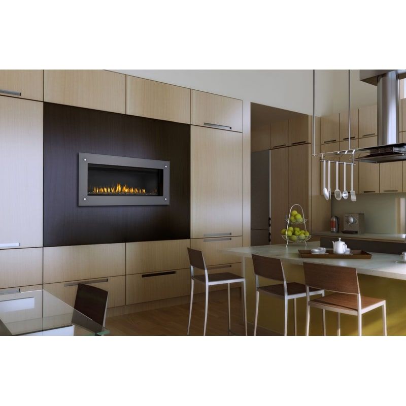 Napoleon LHD45SB 24000 BTU Linear Direct Vent Natural Gas Fireplace with Safety | Build.com, Inc.