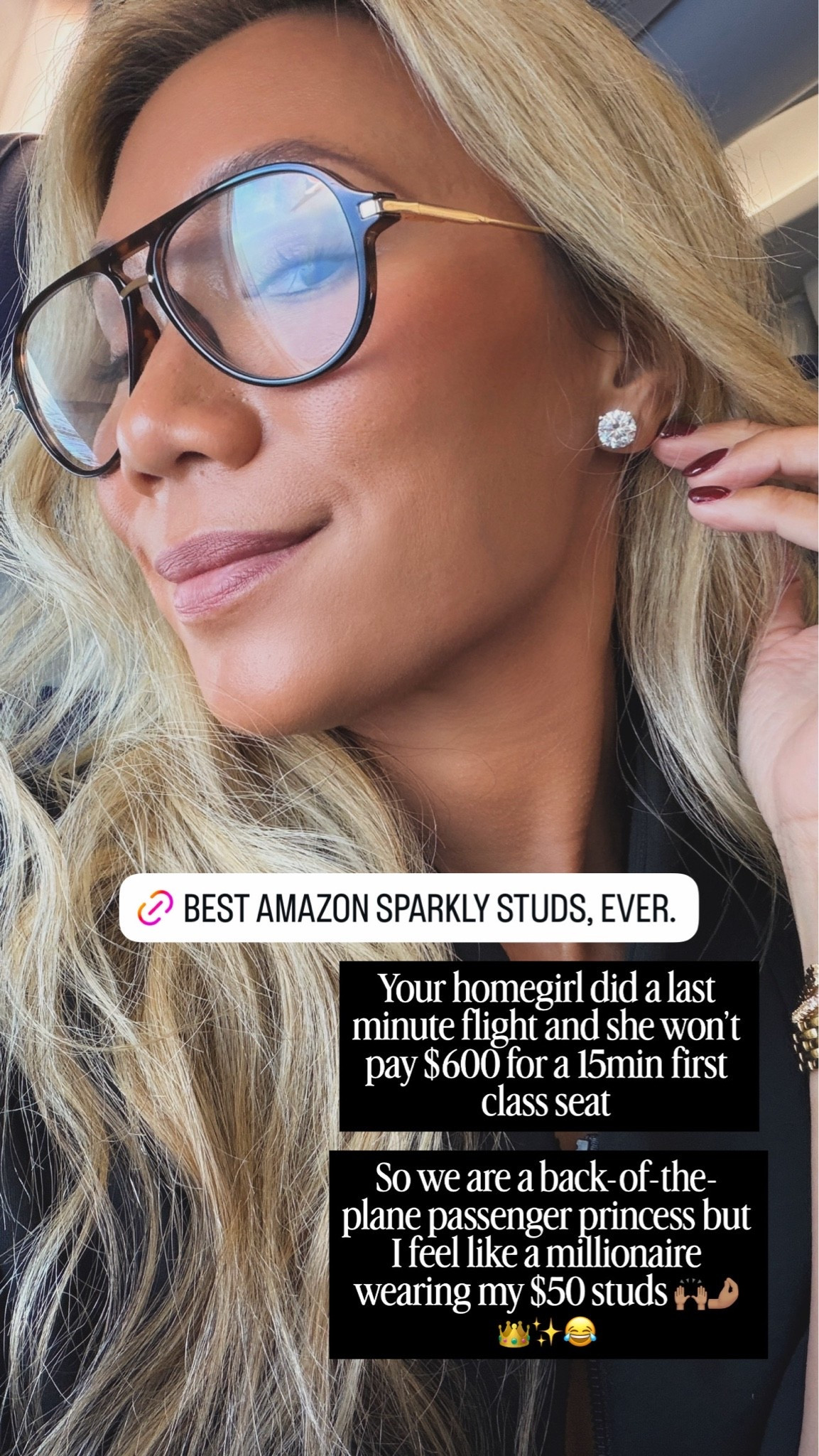 Wearing the 3 carats (each ear) 
Literally pure perfect sparkle!

#LTKselfcare #LTKOver40 #LTKmomlife