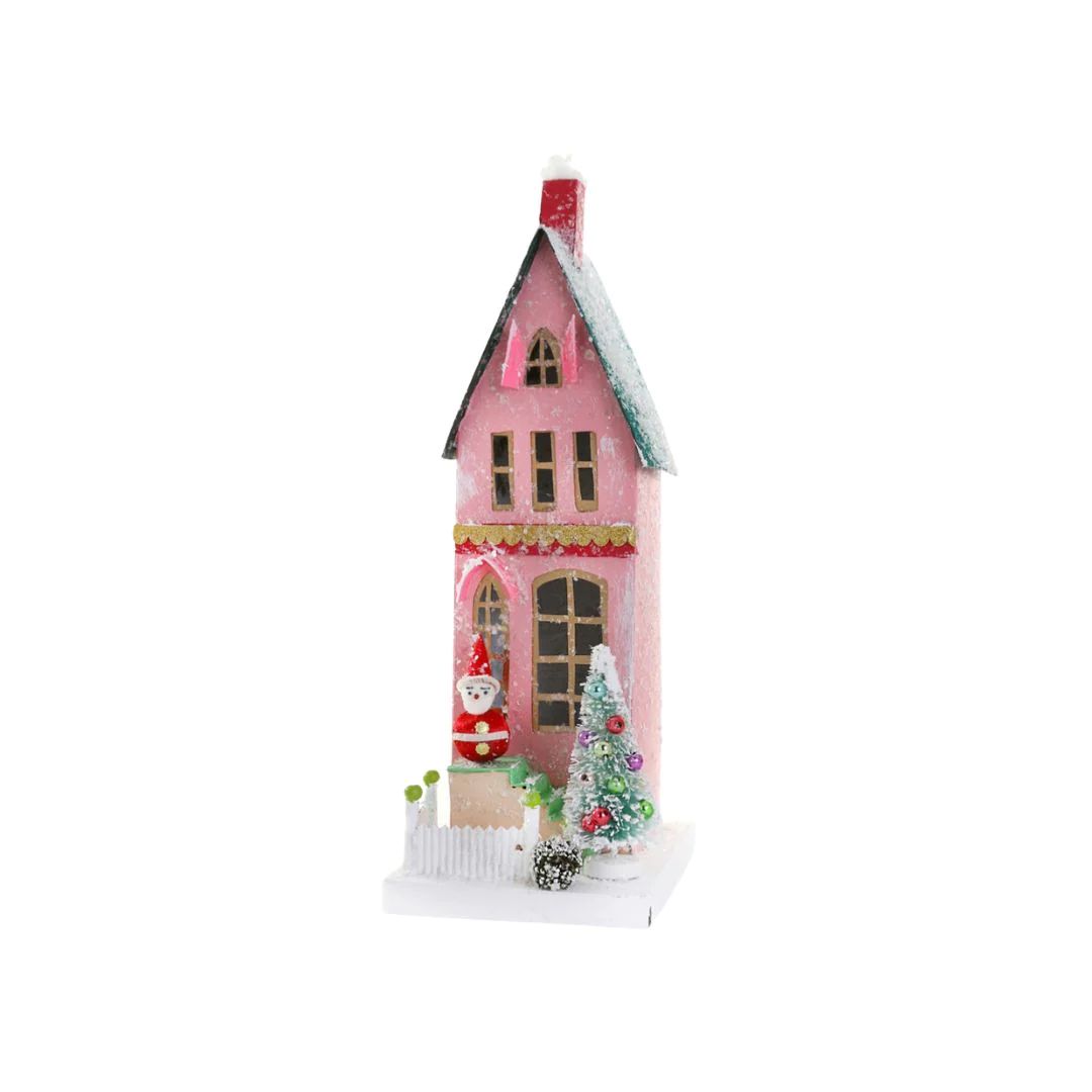 Vintage Santa Townhouse | Pink Antlers