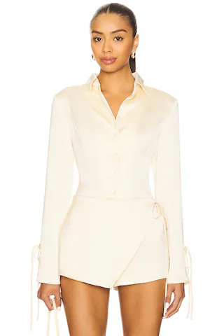 West End Girl Top in Cream | Revolve Clothing (Global)