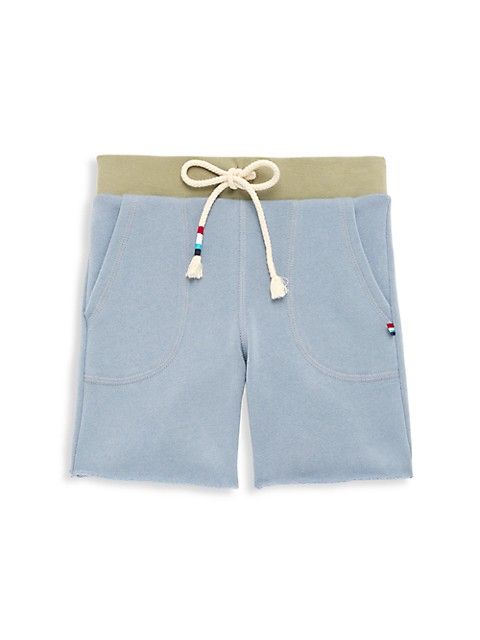 Little Boy's & Boy's Colorblock Drawstring Shorts | Saks Fifth Avenue