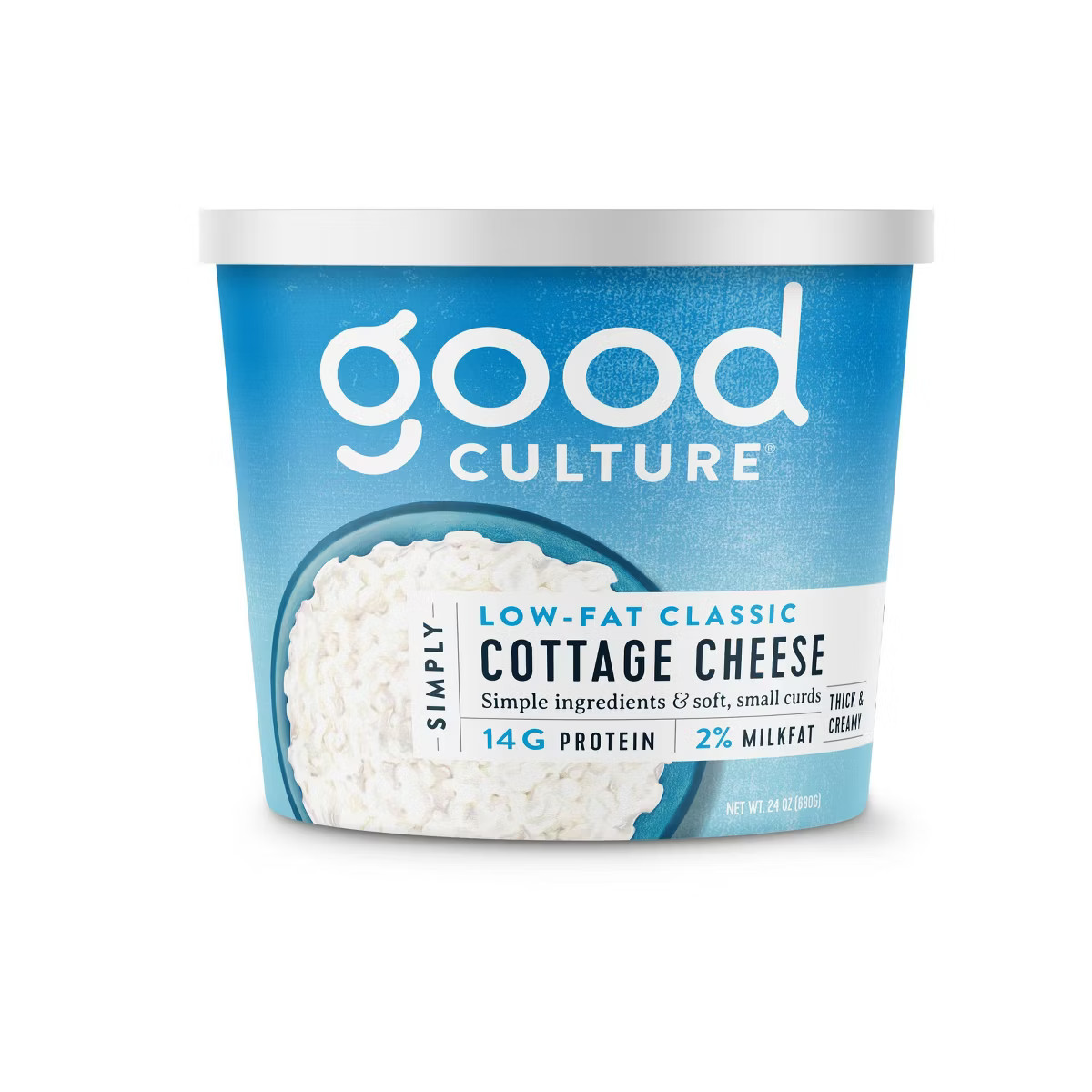 Good Culture 2% Milkfat Simply Cottage Cheese - 24oz | Target