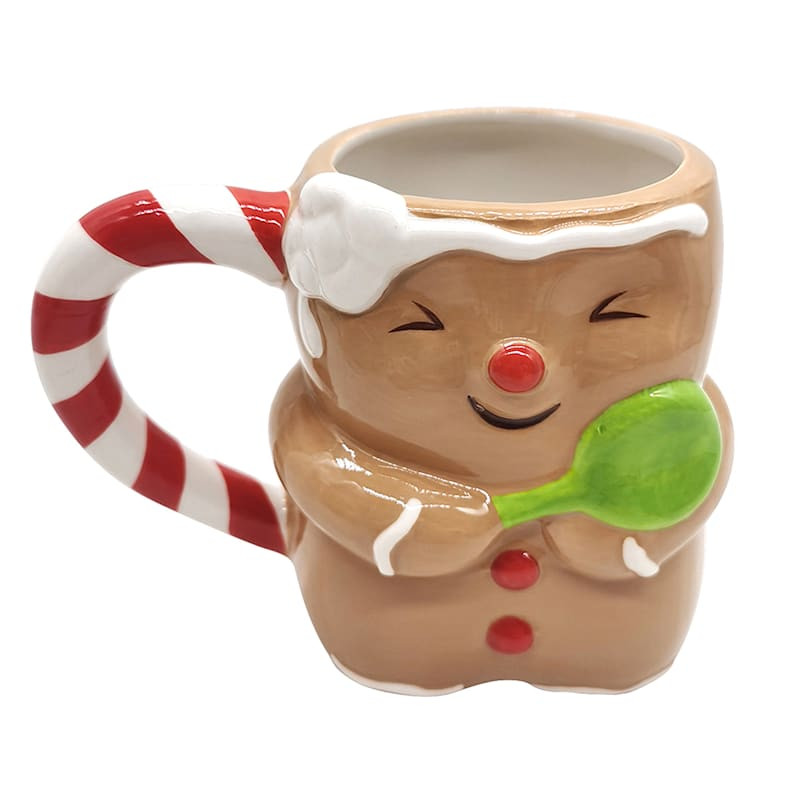 Gingerbread Boy Mug, 14oz | At Home