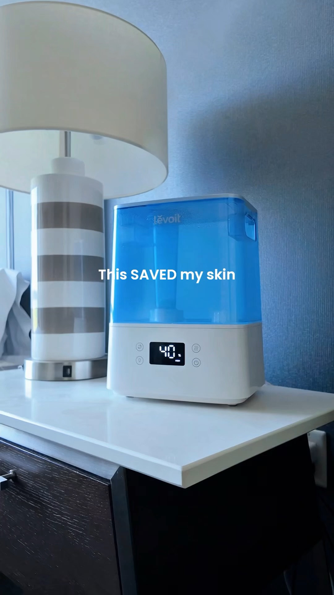 dry air was destroying my skin and i didn't even realize it 💧 #dryskin #humidifier #levoit #sensitiveskin #sleepbetter

#LTKHome
