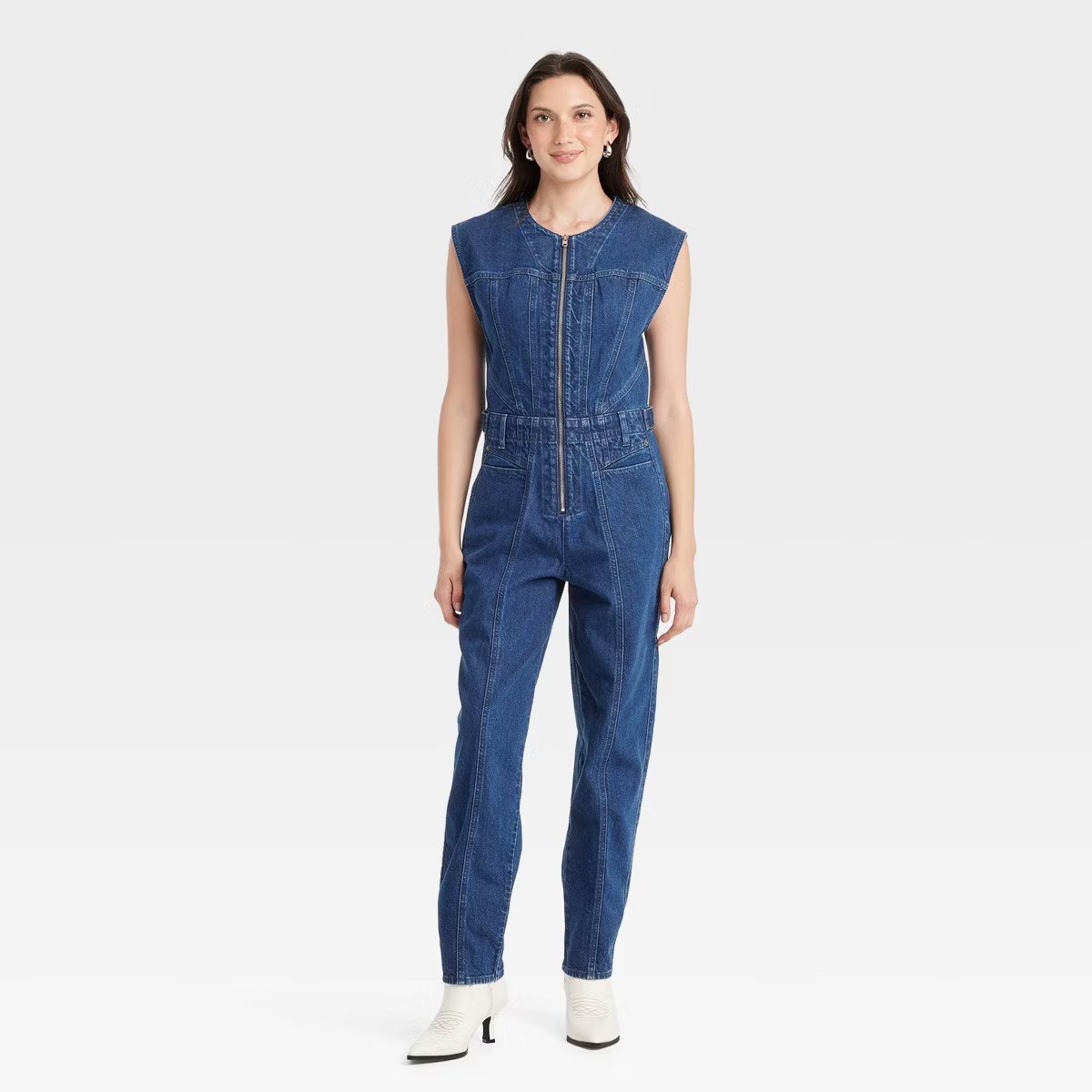 Women's Tailored Denim Jumpsuit - Universal Thread™ | Target
