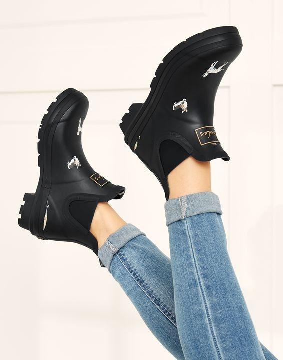 Short Height Printed Rain Boots | Joules (US)