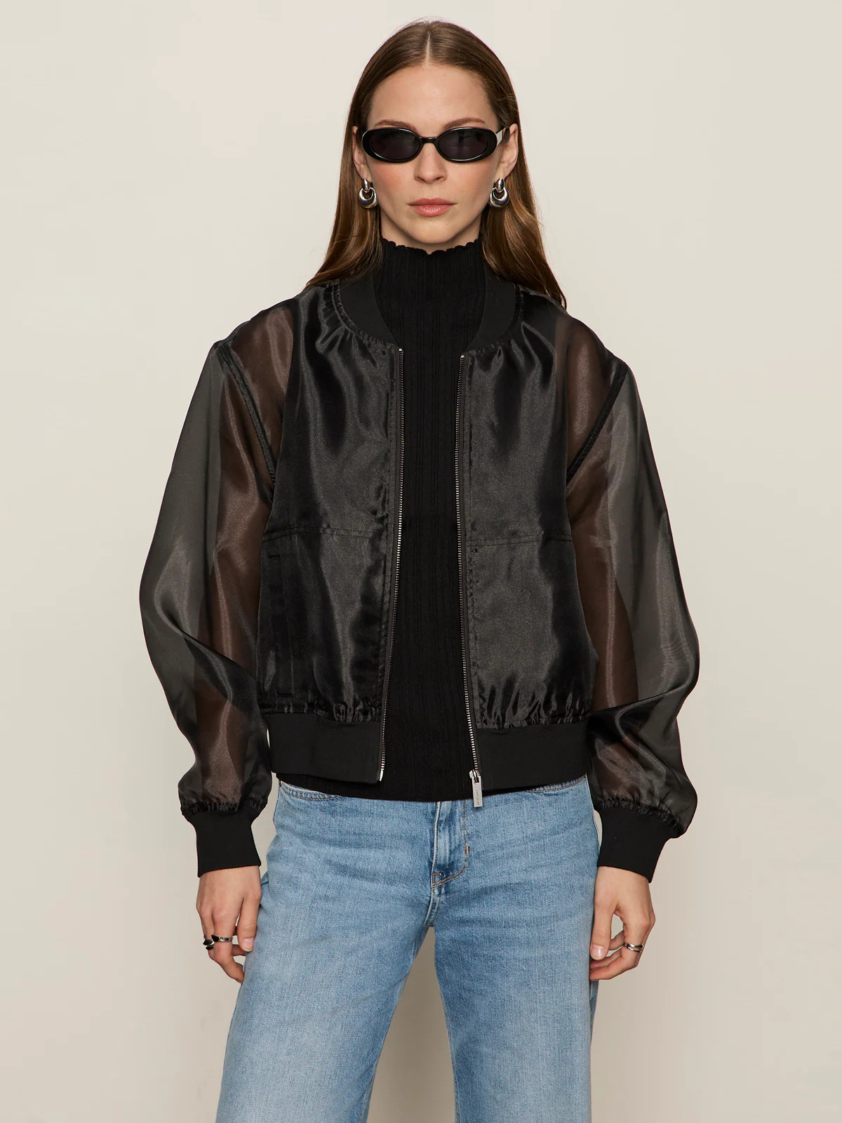 Shane Organza Bomber Black | Sanctuary Clothing