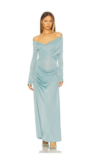 Paris Georgia Taylor Dress in Blue. - size L | Revolve Clothing (Global)