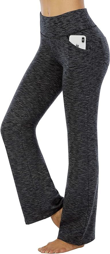 IUGA Bootcut Yoga Pants with Pockets for Women High Waist Workout Bootleg Pants Tummy Control, 4 ... | Amazon (US)