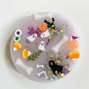 SPOOKY Rainbow stacker | Non-toxic resin | sensory play | Boo Baskets | fine motor skills | Etsy (US)