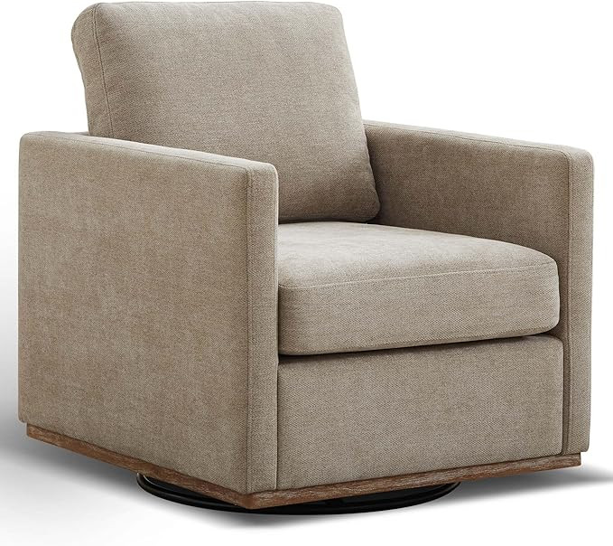 Aoiy & Wifon 30.7" W Swivel Accent Chair, Mid Century Modern Swivel Chair for Living Room, Comfy ... | Amazon (US)