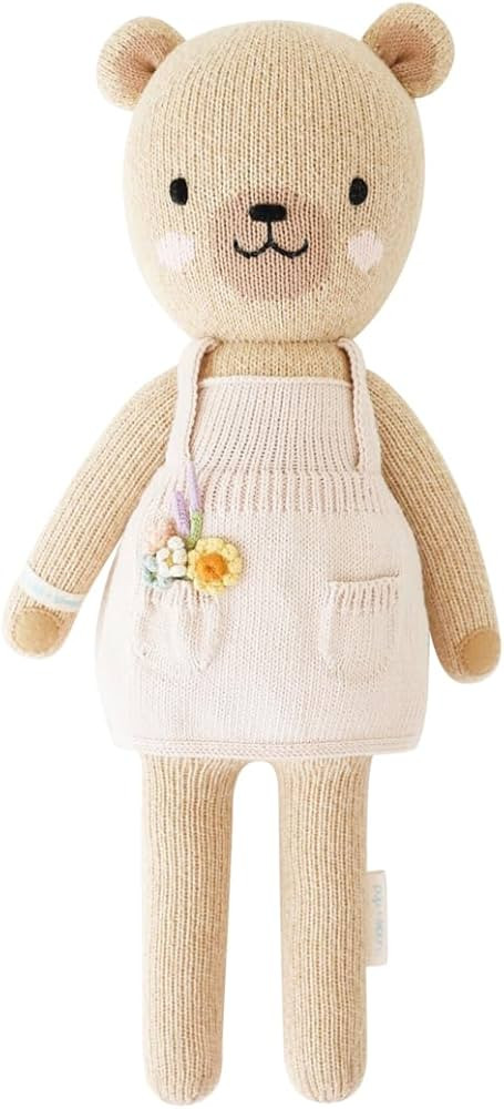 cuddle + kind Goldie The Honey Bear Little 13" Hand-Knit Doll – 1 Doll = 10 Meals, Fair Trade, ... | Amazon (US)