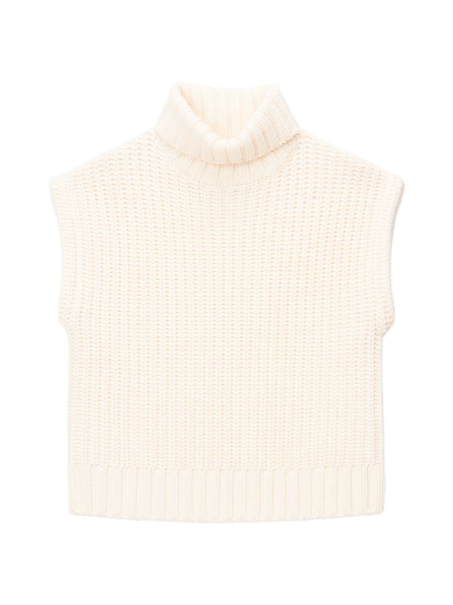 Staud Bette Rib-Knit Sleeveless Sweater | Saks Fifth Avenue