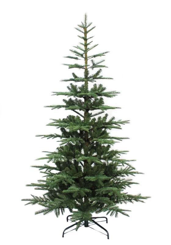 8' King Noble Fir Artificial Christmas Tree with 600 Warm White LED Lights | King of Christmas
