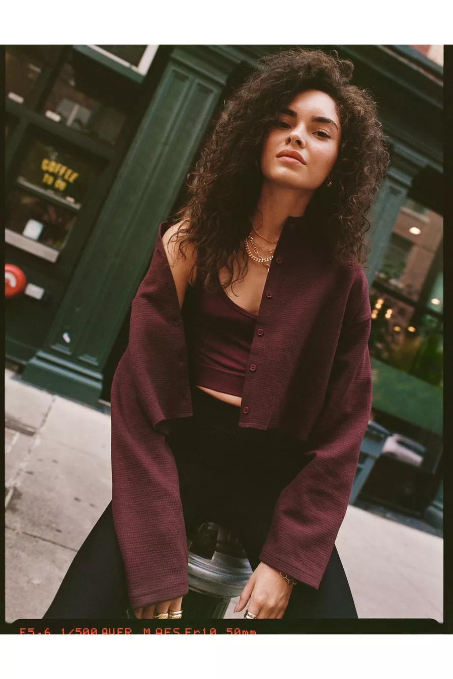 Active Society Button Front Waffle Henley | Nasty Gal US