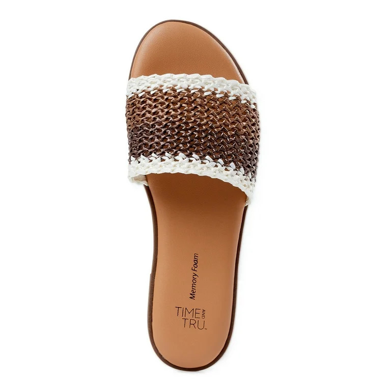 Time and Tru Women's Core Slide Sandal | Walmart (US)