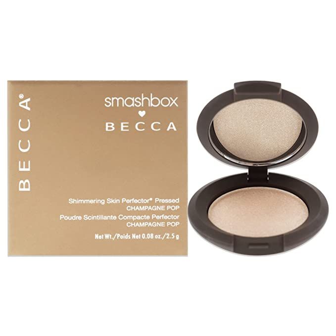 SmashBox Becca Shimmering Skin Perfector Highlighter - Champagne Pop Women Highlighter 0.8 oz | Amazon (US)