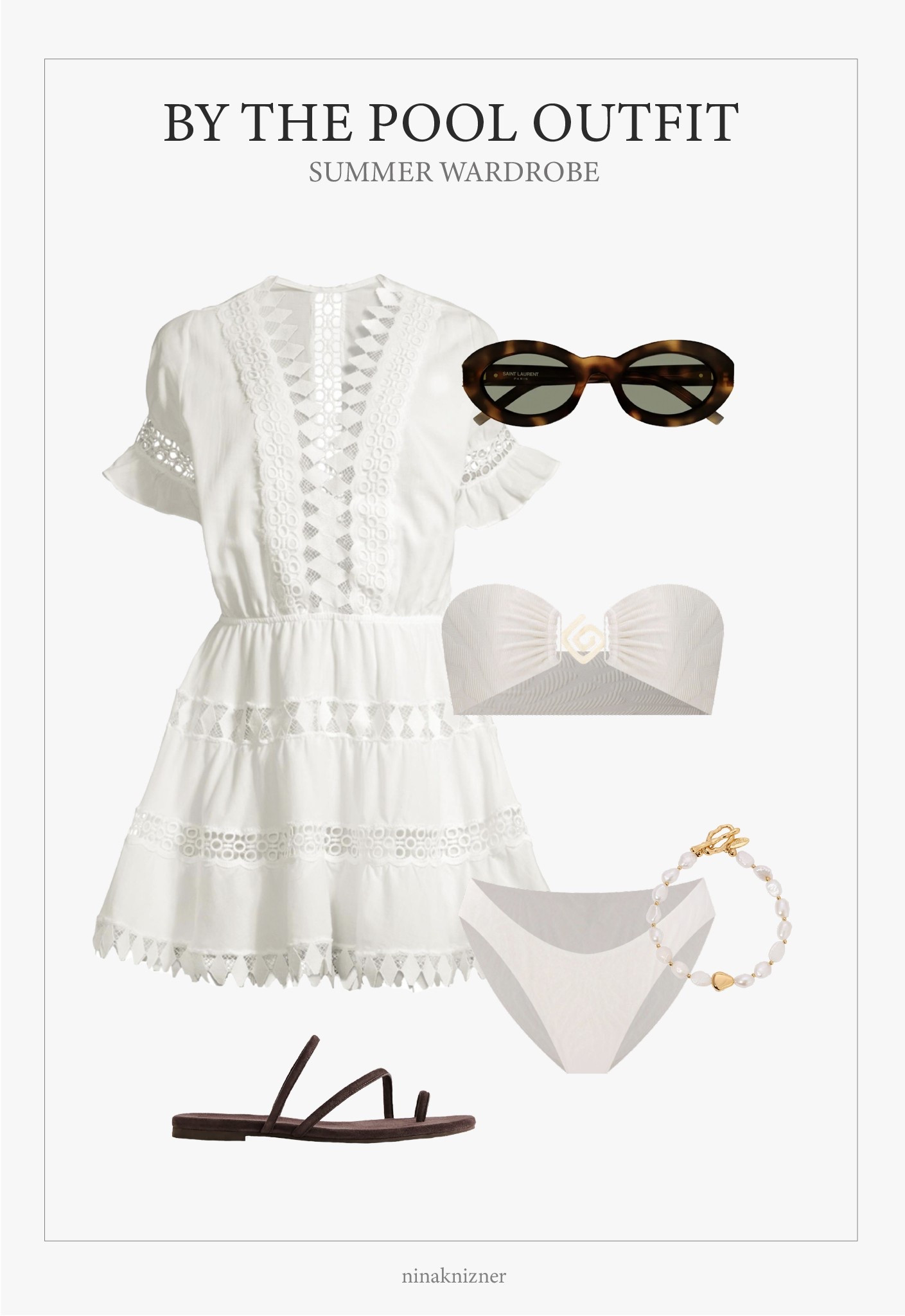 Feminine summer outfit for sunny days by the pool.

Sooo I searched for cute swim cover-ups everywhereee for so long now, and finally found my favorite; this white cotton mini dress. It’s superrrr flattering, and can be worn as a day dress too. Definitely worth the price.

Obsessed with bandeau style bikinis, and although I don’t owe this particular piece by Lspace yet, I bought tons of others from them and the quality and fit is superb!!

Cover Up | Summer Outfit | Sandals

#pooloutfit #summeroutfit
#capsulewardrobe #modernluxe #quietluxury #neutraloutfits #swim #bikini

#LTKSeasonal #LTKStyleTip #LTKSwim