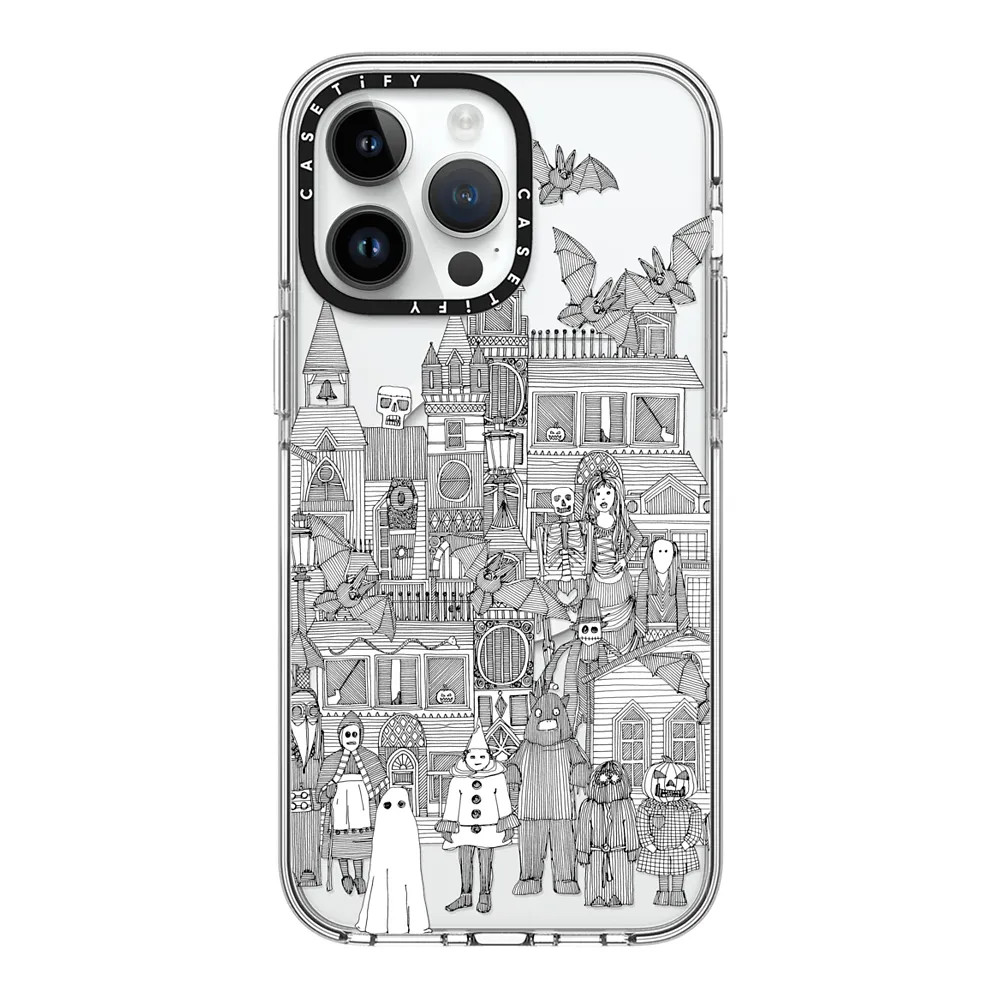 vintage halloween black white transparent | Casetify (Global)