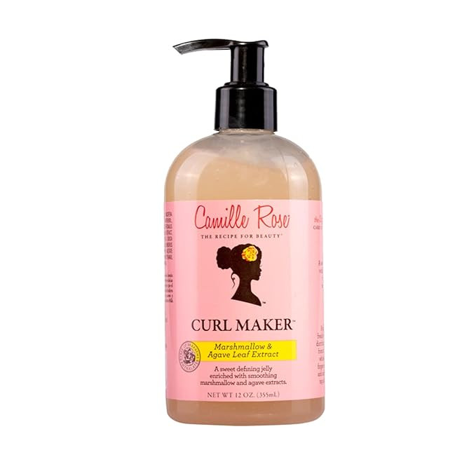 Camille Rose Curl Maker, Smoothing and Nourishing Curly Hair Gel with Aloe, for All Hair Types an... | Amazon (US)