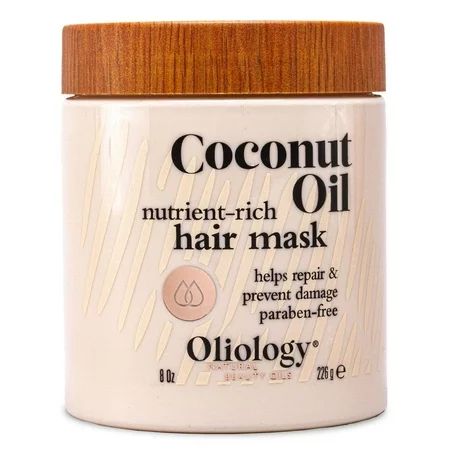 Oliology Coconut Oil Hair Mask - Helps Repair & Prevent Damage 8oz | Walmart (US)