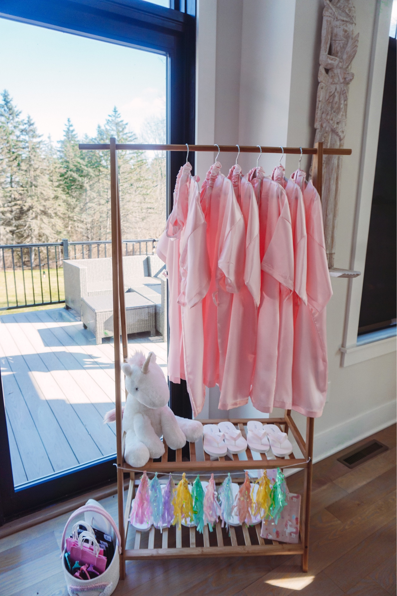 Set up from our unicorn spa party!🦄🛁 the rack was very easy to assemble and would make a perfect dress up rack or clothing rack 



#LTKparties #LTKsalealert #LTKhome