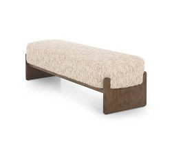 Solema Upholstered Accent Bench | Pottery Barn (US)