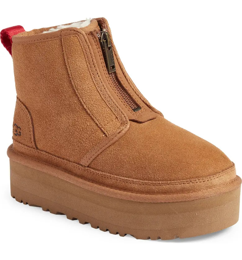 Kids' Neumel Zip Platform Boot | Nordstrom
