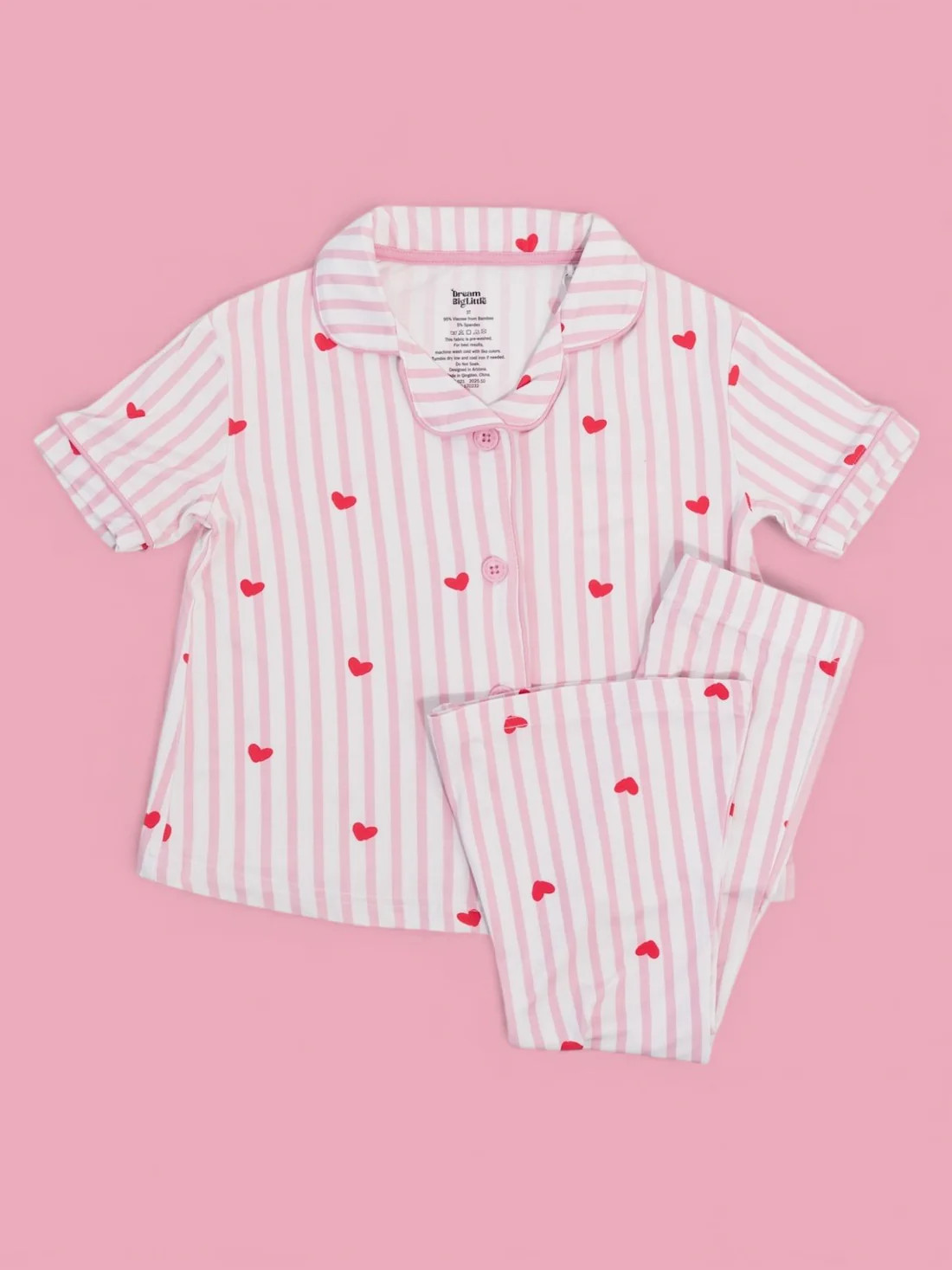 SWEETHEART STRIPES DREAM GIRL'S FLARE SET | Dream Big Little