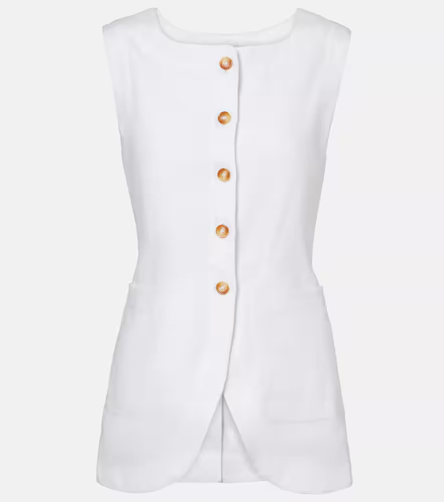 Posse Emma linen vest | Mytheresa (UK)