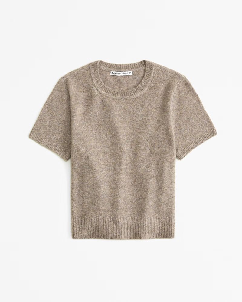 Women's Crew Sweater Tee | Women's Tops | Abercrombie.com | Abercrombie & Fitch (US)