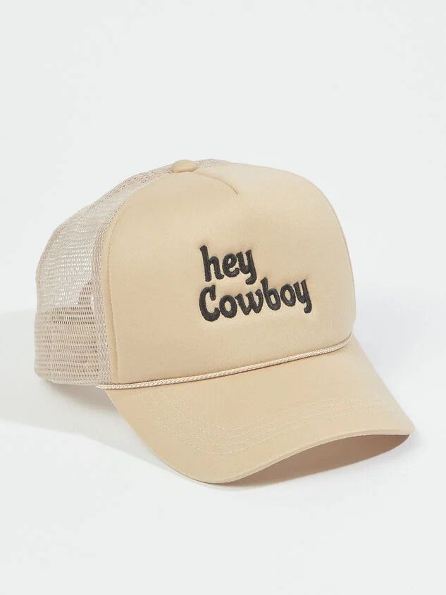 Hey Cowboy Trucker Hat | Altar'd State