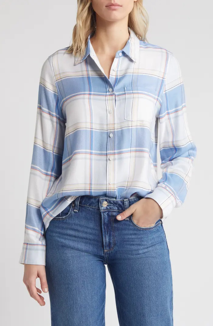 Caslon® Plaid Flannel Button-Up Shirt | Nordstrom | Nordstrom