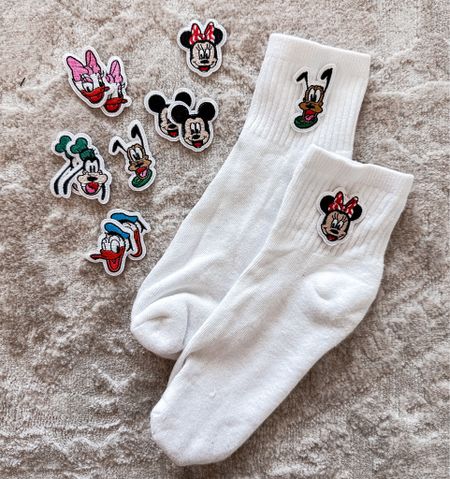 Make your own socks for Disney!!! 😍👌🏼 these are iron on patches and both the socks and patches are from Disney! 

Also linking the products I used to create a belt bag for Disney that won’t break the bank! 

#LTKsalealert #LTKstyletip #LTKfindsunder50