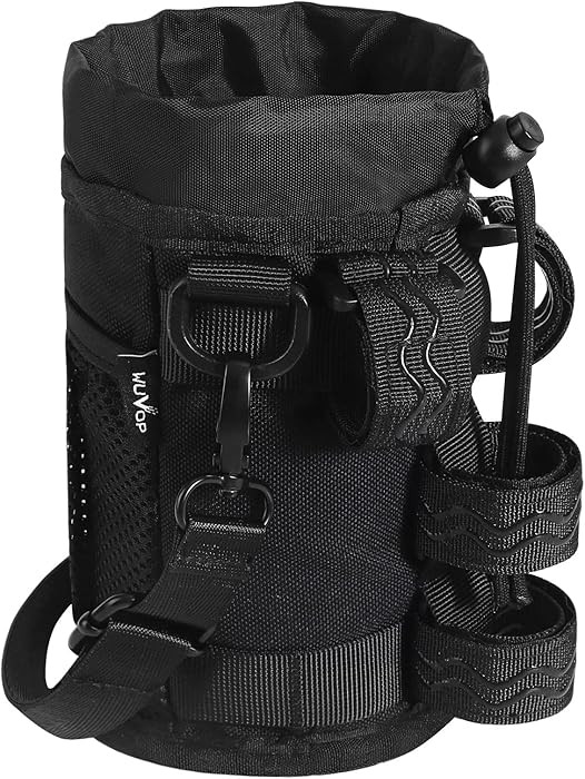 Bike Cup Holder, Water Bottle Holder Handlebar for Bikes with Mesh Pockets, Universal Cycling Bic... | Amazon (US)