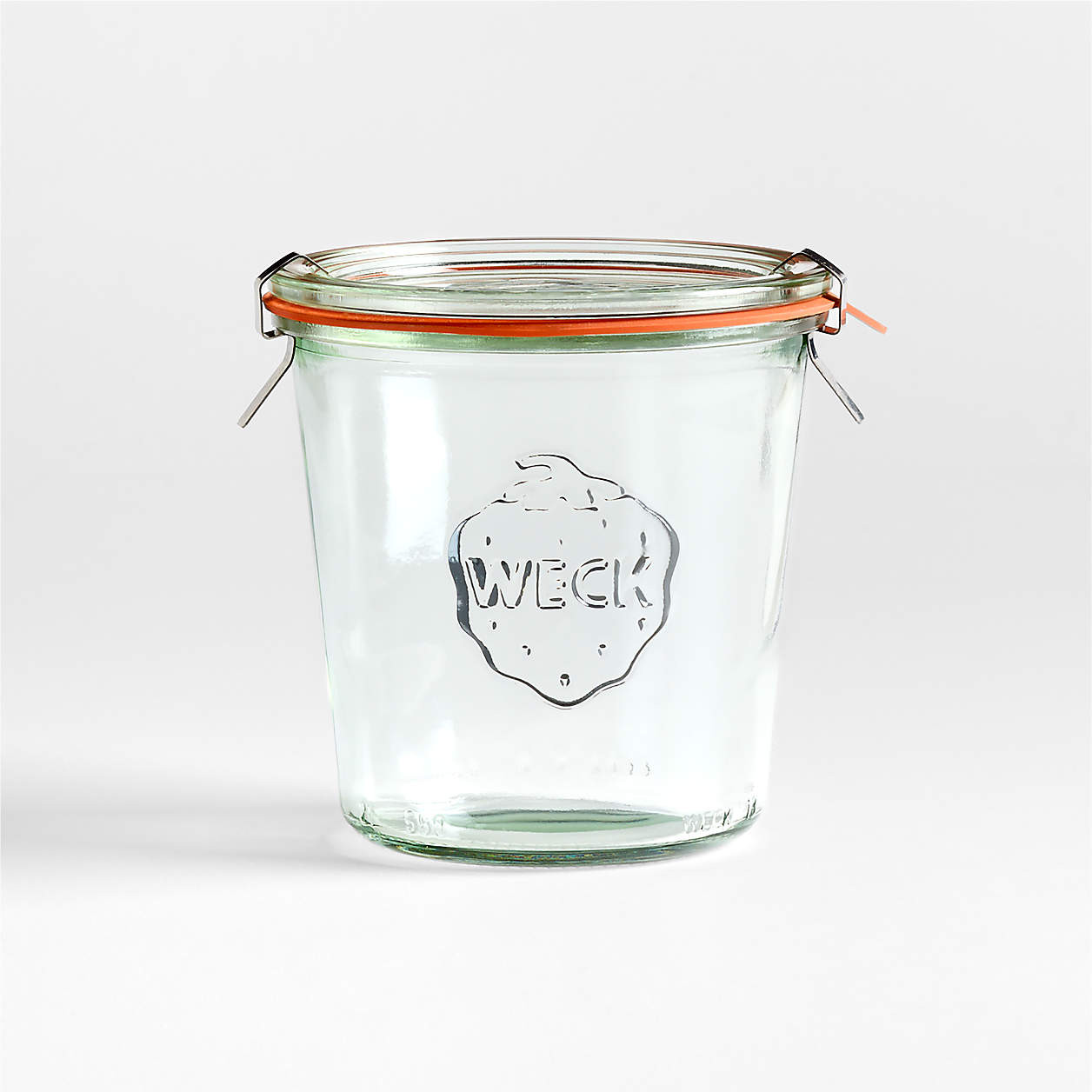 Weck 18-oz. Glass Canning Jar + Reviews | Crate & Barrel | Crate & Barrel