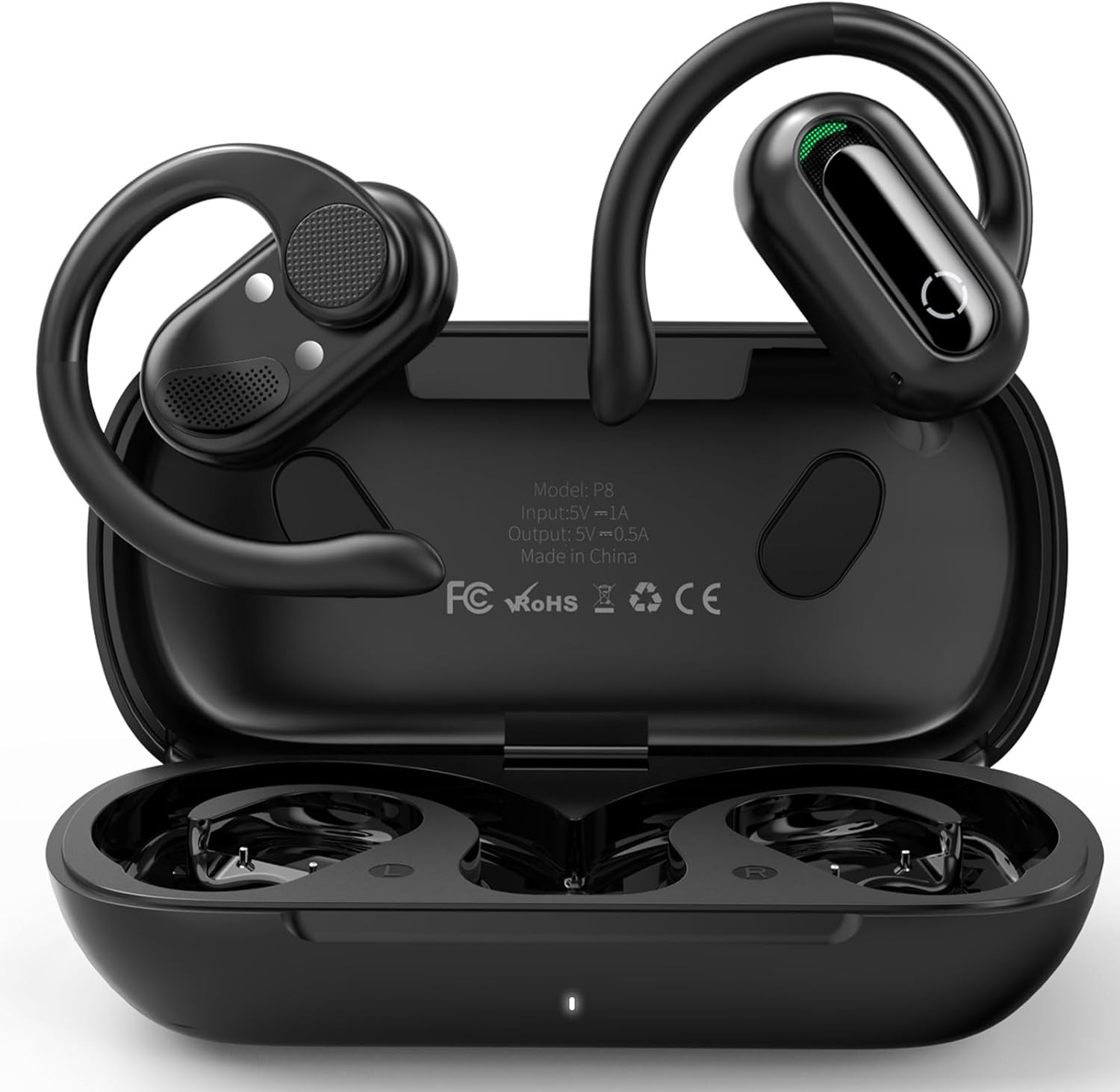 Open Ear Headphones Bluetooth 5.3 Wireless Earbuds for iPhone & Android, Wireless Open Ear Earbud... | Amazon (US)