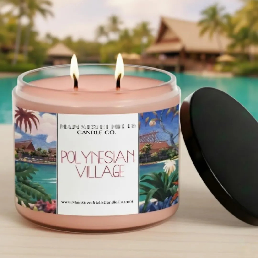 Polynesian Village | Disney Inspired Scented Soy Candle - Resort Lobby Fragrance - Etsy | Etsy (DACH)